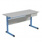 Lehrertisch, 130x65 cm (B/T), 76 cm hoch, Platte: Melamin, ABS-Kante, 